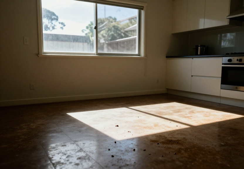 Ant infestation in a Beecroft kitchen before treatment